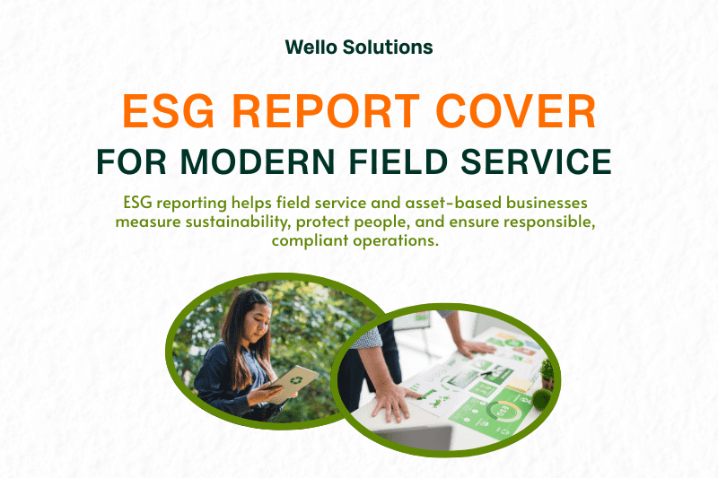 ESG Report Cover for Modern Field Service