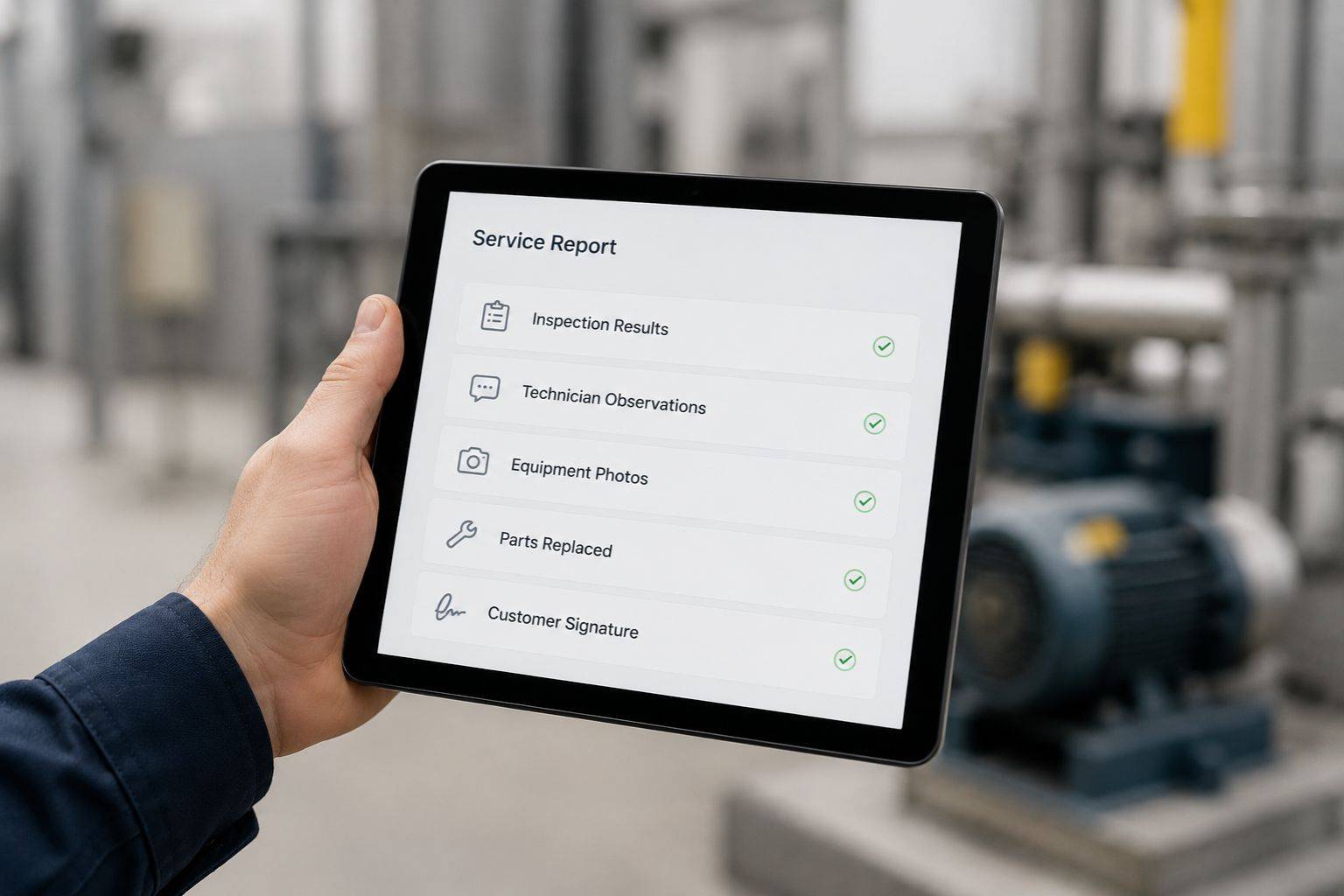industrial service inspection